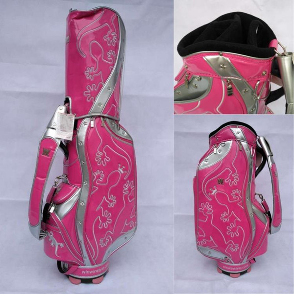 free shipping clean up stock Lizards golf bag 2018 limited sale brand golf bag pu leather original golf ball bag women for club waterproof