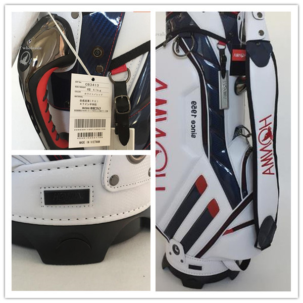 3 colors 2018 fashion men women fashion bear golf bag limited sale girl boy golf ball bag free shipping stand light pu leather club cart bag