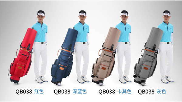 The newest Women MEN fashion PGM golf bag limit sale golf ball bag free shipping stand pu club bag golf cart bag