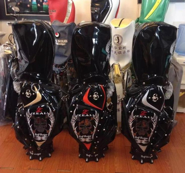 Ryukyu golf bag 2018 Fashion brand pu leather golf bag new skull ball bags golf club bags professional men women
