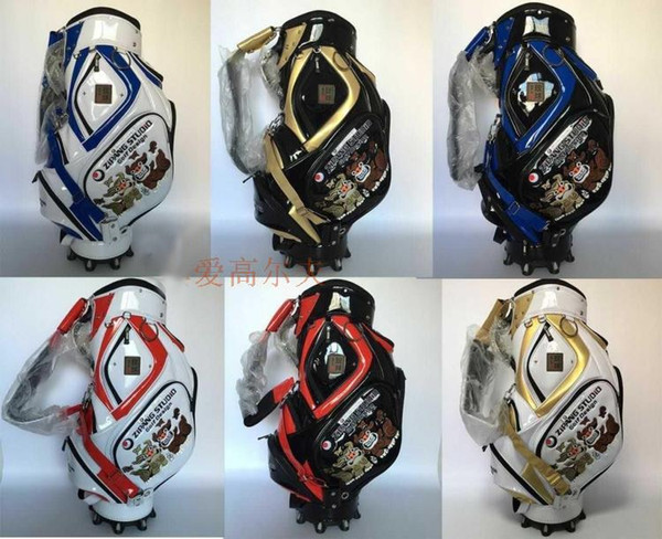 2017 men golf bag limit sale brand golf ball bag free shipping zipang stand pu cart bag