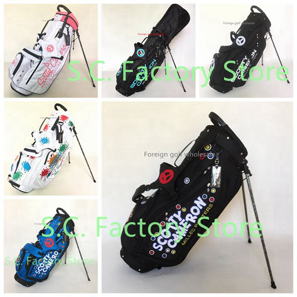 TlTLElST Cameron Standard Ball Cart Scotty Golf Bag Cart Women Titles Men Womens Man Caddy Golf Tripod Bag Stuff Set