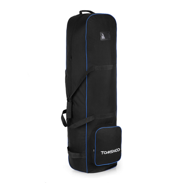 TOMSHOO Golf Bag Smooth Rolling Golf Travel Bag Cover Case Carrier with Wheels
