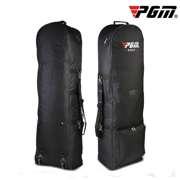 Golf Aviation Bag With Wheels Foldable Golf Air Package Padded Double Zipper Lightweight Trolley Golf Travel Bag