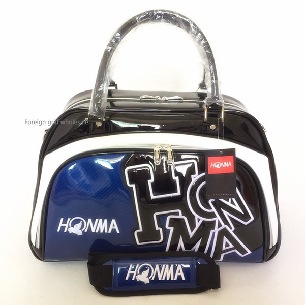 New honma golf clothing bag Unisex Sports Travel bag High-end Crystal PU leather Golf boston bag