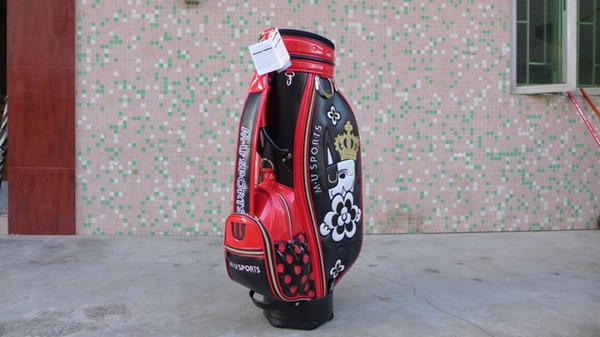Hot sale New women Golf staff bags SPORTS High quality PU Golf bag with 3 colors 9.5 inches Golf equipment Free shipping