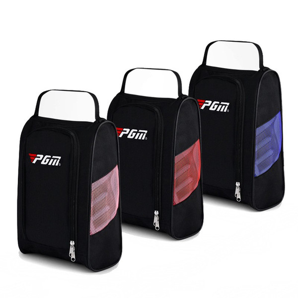 Golf Ball Bag Convenient Shoe Package Breathable Water Proof Wrap Nylon Material Tearing Resistance Anti Wear Black 23pg C1