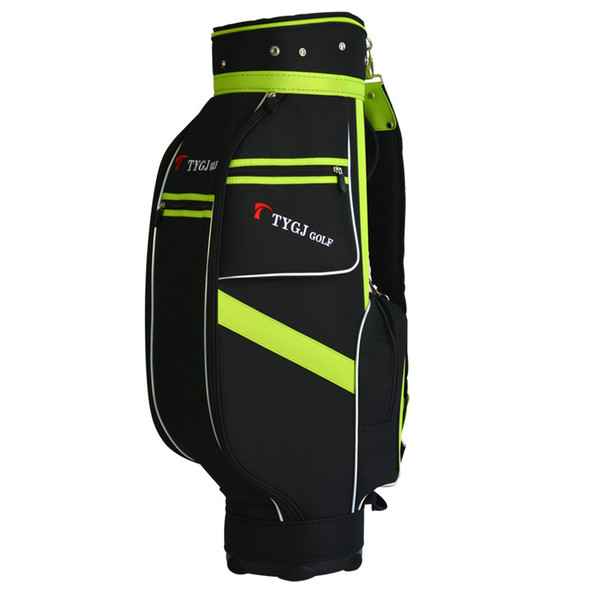 Portable Golf Stand Bag Lightweight Golf Club Set Bag Can Stand 5 Sockets Convenient Cover in Large Capacity D0639