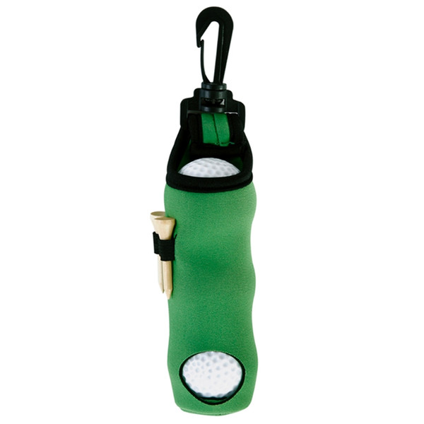 Neoprene Golf Ball Bag Holder Carrying Storage Swivel Belt Clip Waist Pouch Gift