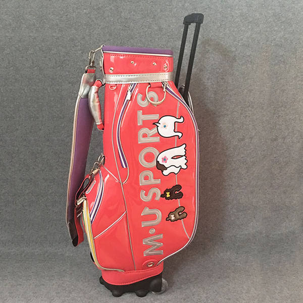 MU Sports Golf Bags with Wheels Golf Stuff Bag 2Colors