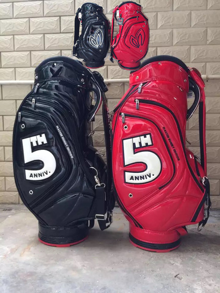 Fast Shipping Top Crystal PU Material Master Buuny 5TH Anniv Golf Bag Cart Bag 2 Colors Available