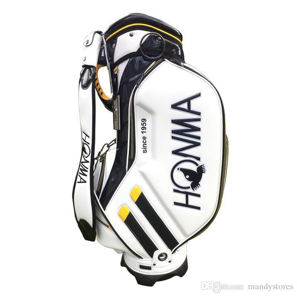 Wholesale-New Cooyute Golf bag High quality PU Golf clubs bag in choice 9.inch HONMA Golf Cart bag Standard Ball Package Free shipping