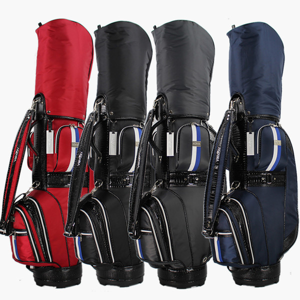 New Arrival Standard Golf Cart Bags Alligator Pattern PU Compound With Nylon Golf Carry Bag Golf Clubs Bag
