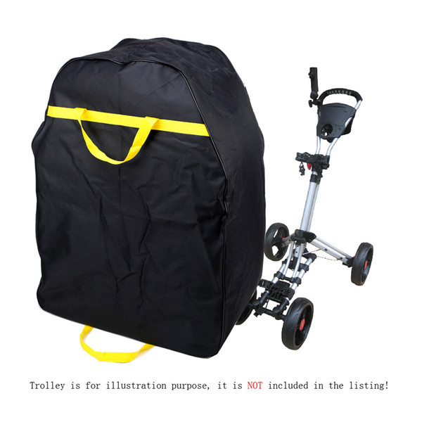 Black Color Golf Bags Heavy Golf Electric Trolley Bag Travel Car Waterproof Bag Cover Protector for Golf Club