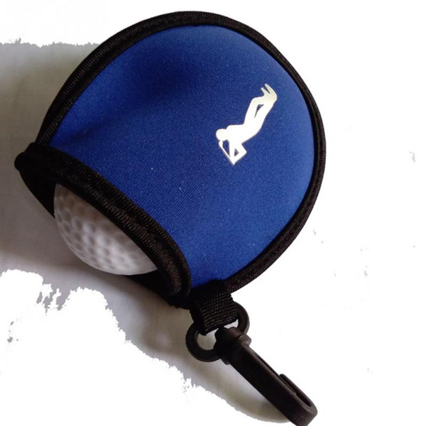 Portable Golf Ball Holder Waist Clip Pouch Bag Leather Cool Golf Tee Bag Sports Accessory