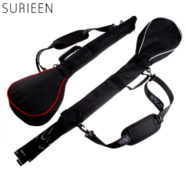 SURIEEN Golf Bags Outdoor Practice Training Golf Gun Bag Packed Foldable Design Portable - Can Store 3 Clubs