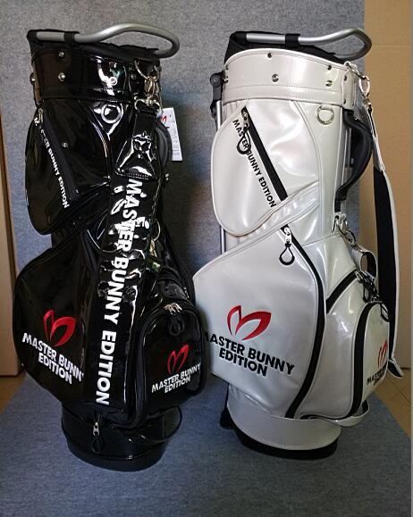 New Model Light Weight Top Crystal PU Material PG MASTER BUUNY EDITION Stand Bag Embroidered Letters 2 Colors Available