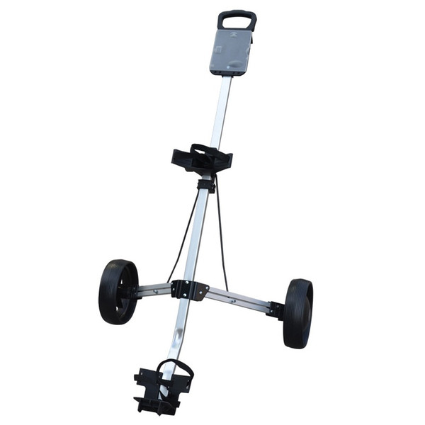 Brandnew Aluminium Golf 2Wheels Pull cart Golf Trolley Foldable Trolley