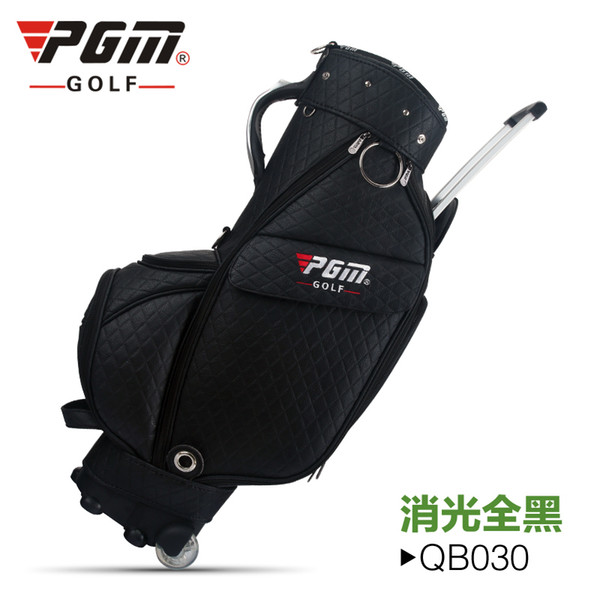 PGM Caddy Rack Wheel Cap Handle Can Be Invisible UNISEX Complete Golf stand Set Bag Water-Proof Super Anti-Friction Golfbag