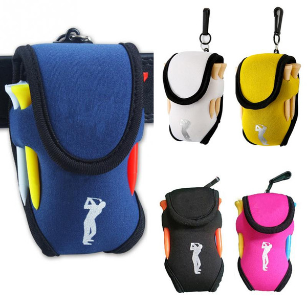 Multifunctional Portable Golf Ball Holder Mini Waist Bag Outdoor Sports Tool