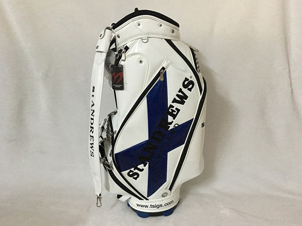Brand New Pearly Gates St. Andrews Scotland Golf Bag White Pearly Gates Standard Golf Clubs Bag EMS Free Shipping