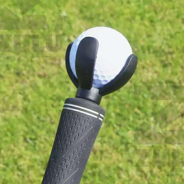 New 4 Prong Golf Ball Pick Up Tool Ball Pick Up Retriever Grabber Claw Sucker Tool for Putter Grip Professional Golf Accessories