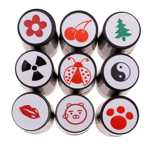 Quick-dry Plastic Golf Ball Stamper Stamp Marker Impression Seal Golf Club Accessories Symbol Golfer Souvenir Gift