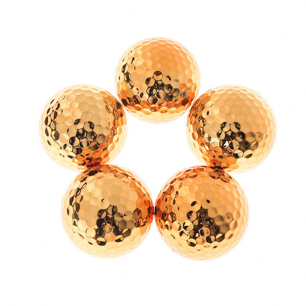 1Pc/2Pcs High quality Fancy Match Opening Goal Best Gift Durable Construction for Sporting Events New Plated Golf ball