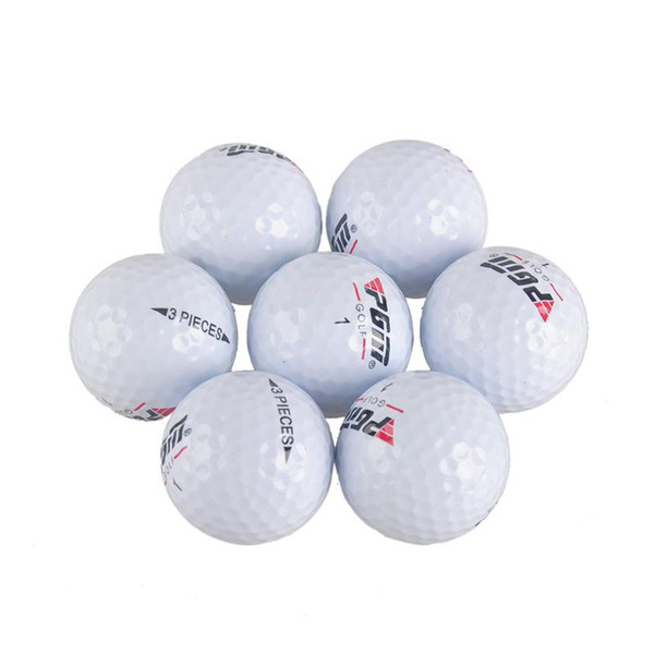 Cheap Golf Game Training Match Competition Rubber Ball Three Layers High Grade Golf Ball White 2513008