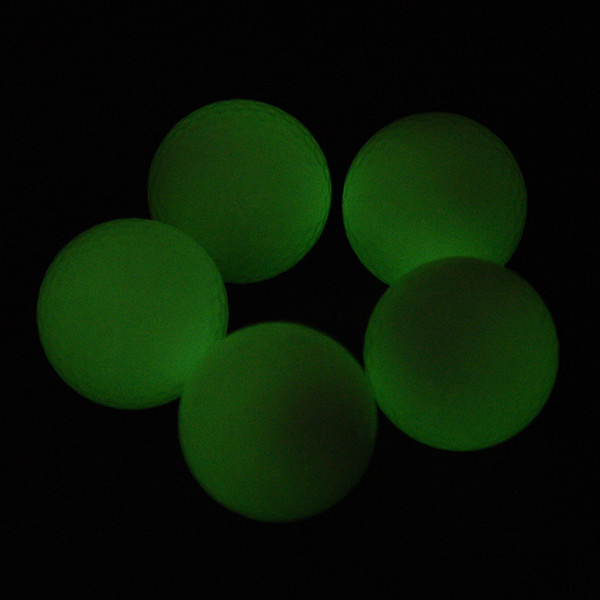 Wholesale 5Pcs Hot Sale Light-up Flashing Night Light Glowing Fluorescence Golf Balls Golfing
