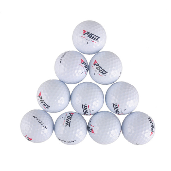 5Pcs Fashion Outdoor Sport Golf Game Training Match Competition Rubber Three Layers High Grade Golf Ball White