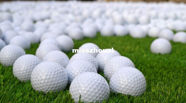 Practice Golf Balls, 2 Layer Training Ball With Dupont Surlyn & Synthetic Rubber Fedex/UPS Free Shipping