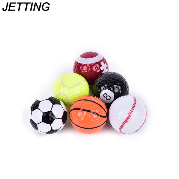 6 Pcs best gift for friend Sports golf balls double ball for golf