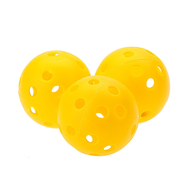 Y0307 36pcs Lightweight Perforated Plastic Golf Practice Training Sports Balls