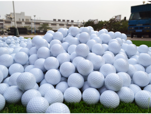 Golf Game Ball Double Layers High-Grade Golf Ball 42 mm diameter Synthetic rubber sarin Golf Balls Blank practice balls