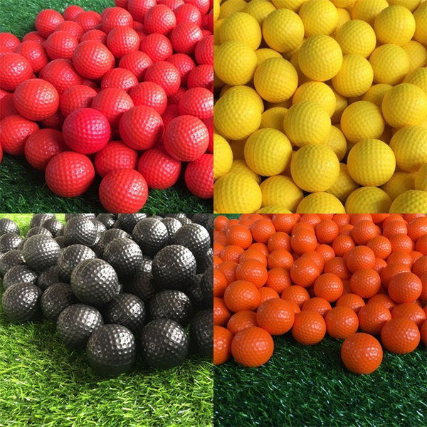 Golf Ball PU Foam Sports Elastic Light Indoor Outdoor Training Practice Mix Colour Sponge Hot Sale 0 58jh V