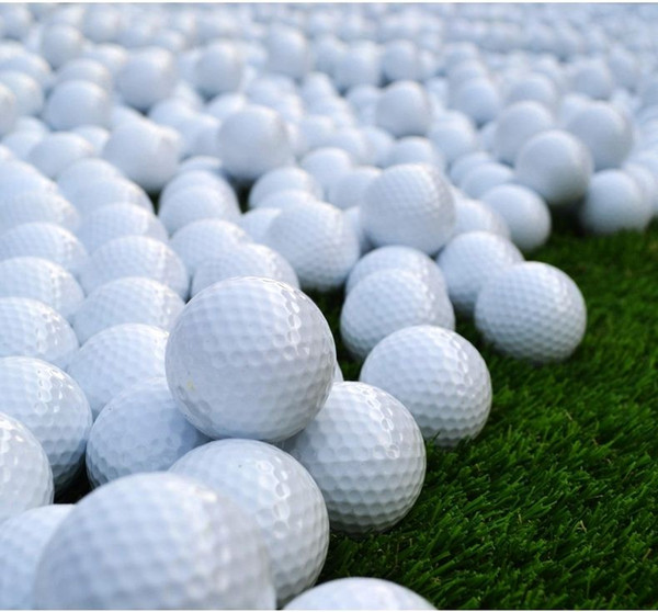 12pcs/lot Free shipping golf practice balls, 2 layer brand new golf balls golf ball driving range dedicated Practicing balls Wholesale