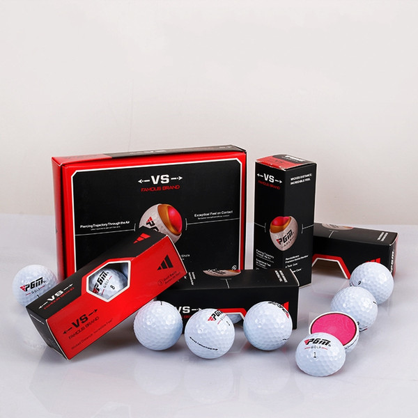 Good Quality Golf Ball Synthetic Rubber Fashion Lightweight Double Deck Soft Elastic Golfs Balls Resistance To Fight Clubs 20pg jj