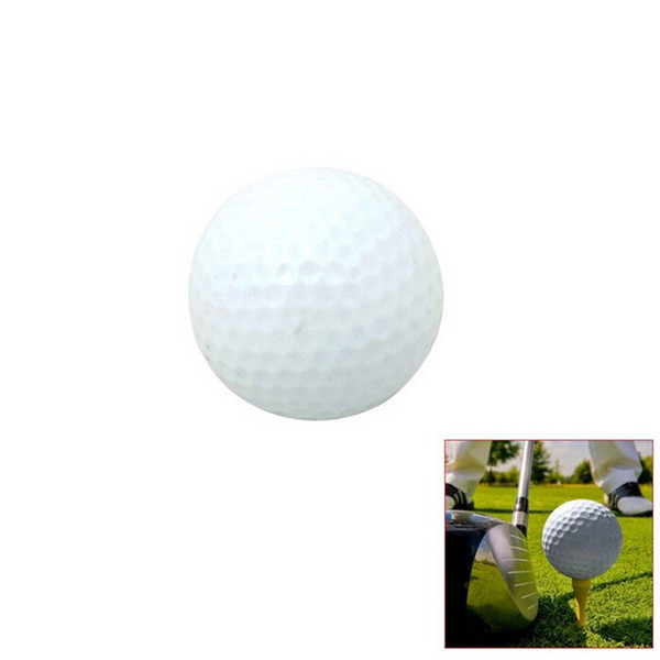 New 10PCS White PP Plastic Golf Ball Indoor Outdoor Practice Training Aids Golf Balls Sports Travel Accessories Wholesale