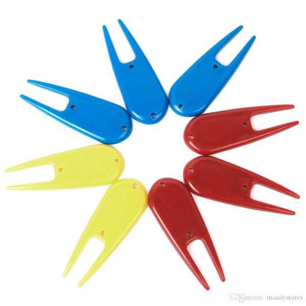Wholesale- PROMOTION!8 pcs Tools Divots Ranges Golf Plastic Golf Accessories