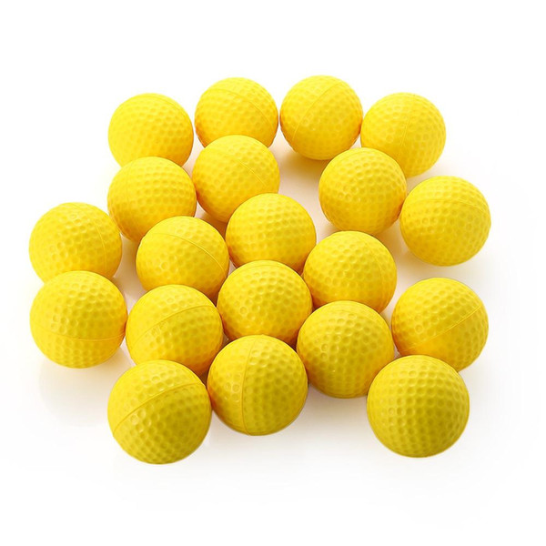 Dominant 20pcs Golf Training PU Foamed Practice Ball Durable High-lift Aerodynamics Practice Golf Ball For Trainning