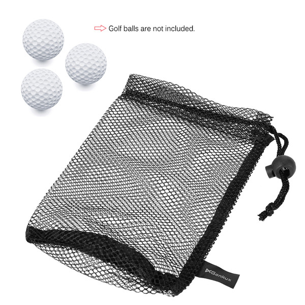 Golf Nylon Drawstring Mesh Net Bag Pouch for Golf Balls Table Tennis Balls Carrying Holder Storage Bag for 15 / 25