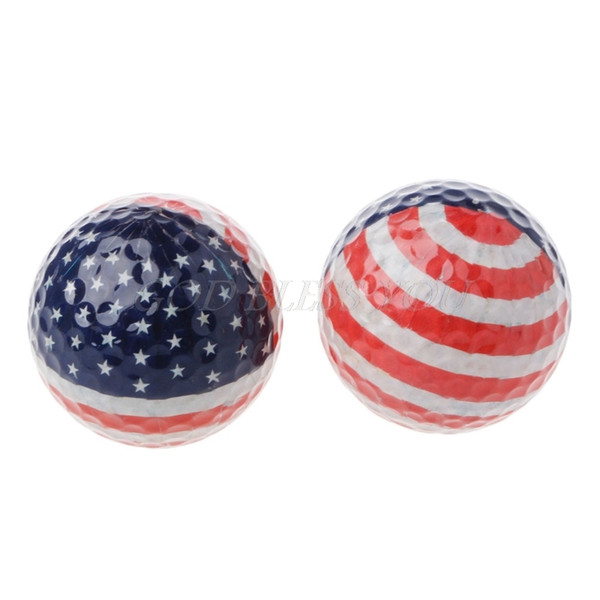 American Flag Golf Ball High Quality Training Toy Sports Game Souvenir