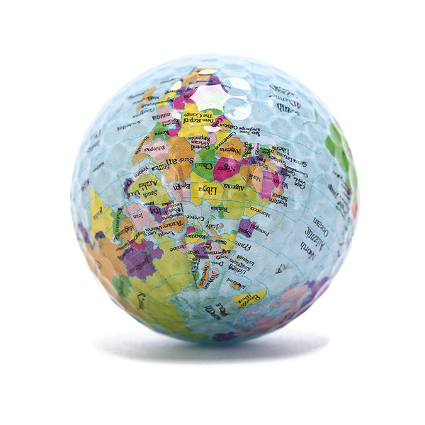 1pcs Practice Golf Balls Golf Balls Globe Map Color Gift