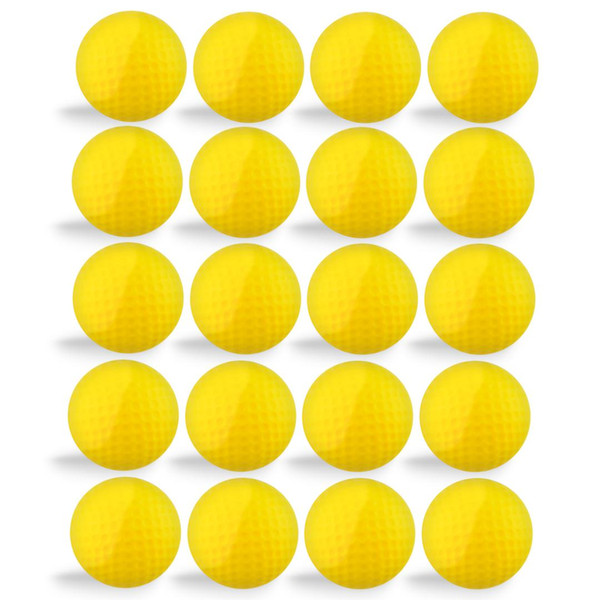 20pcs PU Foam Sponge Golf Practice Balls Indoor Practice Training Balls Golf Training Aids