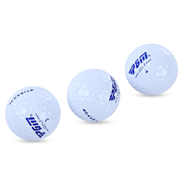 PGM Q001 3pcs Double Layer Golf Game Ball for Practice with long use life, can be hit 2000 times at least