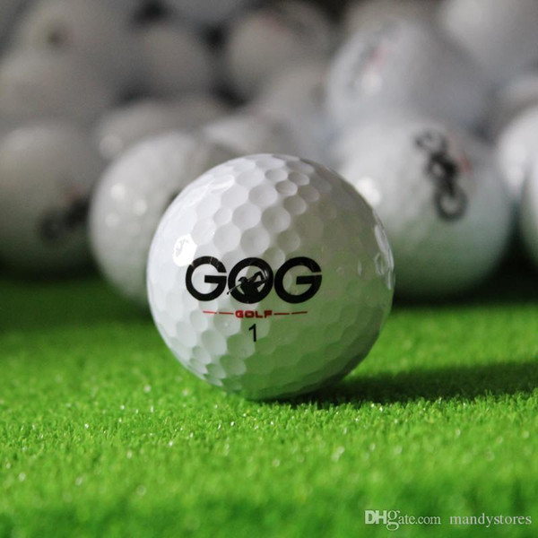 Wholesale- New 2Pcs Golf Balls Beginners Practice Driving Range Training Double Layer Ball Rubber Wholesale