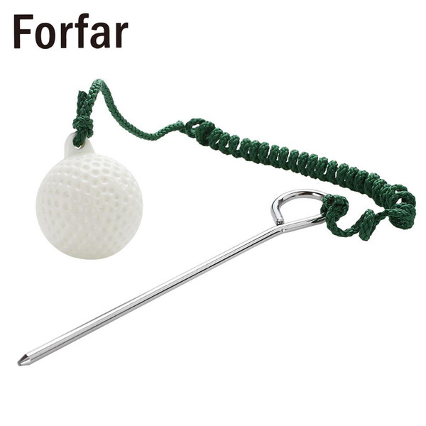 Metal Green Golf Training Supplies Golf Tool Trainning Balls Rope Ball Rope Portable Outdoor Ball Durable