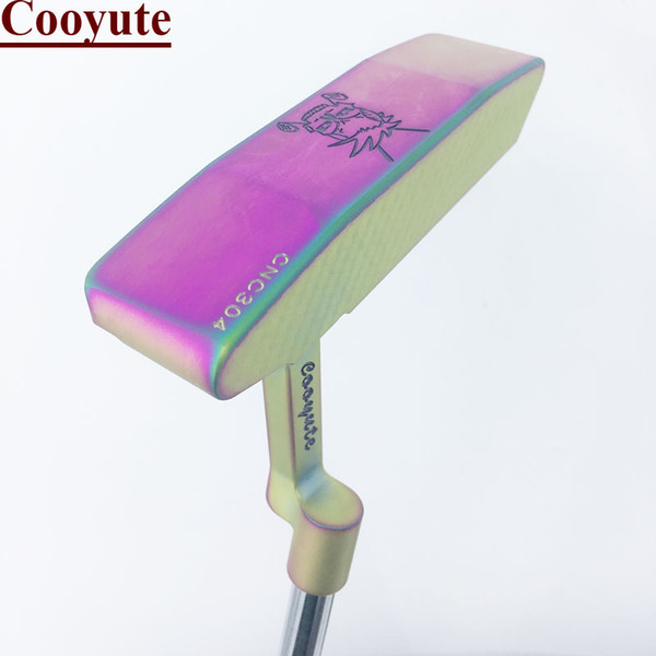 New Golf clubs Cooyute FORGED Skull multicolor Golf putter 34 inch Clubs putter N.S.PRO 950 R steel Golf shaft Free shipping