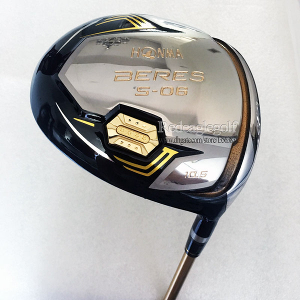 New HONMA Golf clubs HONMA S-06 3Star Clubs Golf driver 9 5 or10 5 degree Golf graphite shafts and driver clubs Free shippin6